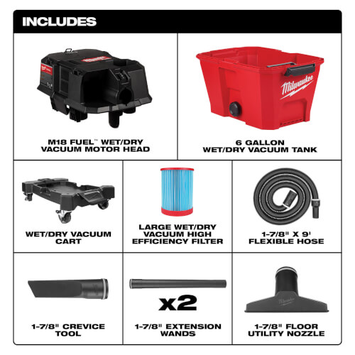 Main product image of M18 FUEL 6-Gallon Wet/Dry Vacuum