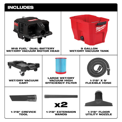 Main product image of M18 FUEL 9-Gallon Dual-Battery Wet/Dry Vacuum