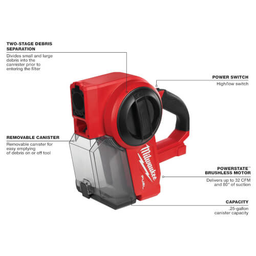 Main product image of M18 Fuel Compact Vacuum