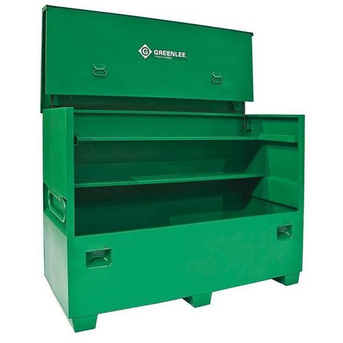 Main product image of 30" D x 48" H x 72" W 16 Gauge Steel Flat-Top Box, Green