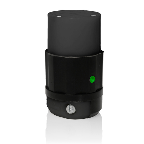 Main product image of 20A, 125V NEMA L5-20R, 2P, 3W, Locking Connector, Grounding, Power Indication (Black)