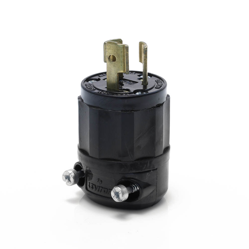 Main product image of Locking Plug, 15A, 250V All Black