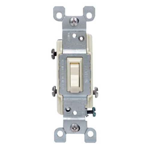 Main product image of 15A 3-way Toggle Switch, Non-grounding (Brown)
