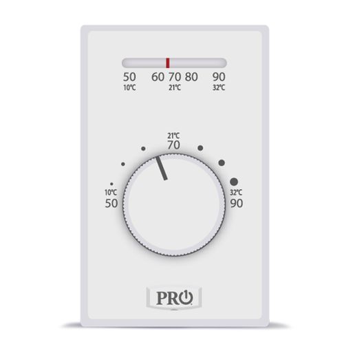 Main product image of Mechanical Non-Programmable Thermostat - Heat Only - 2-Wire Electric Heat (Pack of 10), T501ML2