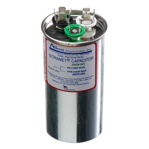 Main product image of Dual Round Capacitor 45/5 Uf 440 Vac, USA2236