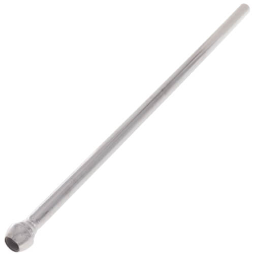 Main product image of 12" Faucet Riser (3/8" O.D. 1 piece w/ insert) (Chrome Plated)