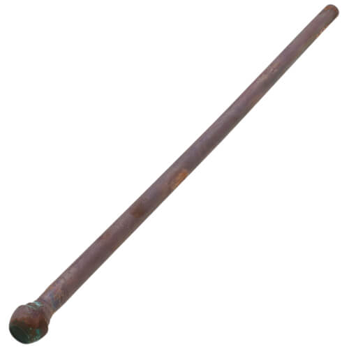 Main product image of 12" Faucet Riser (3/8" O.D. 1 piece w/ insert) (Rough Brass)