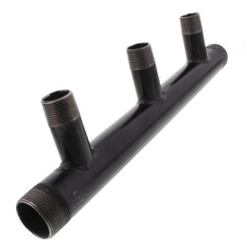 Main product image of 1-1/2" Boiler Header with 1" Outlets (3 Branches)
