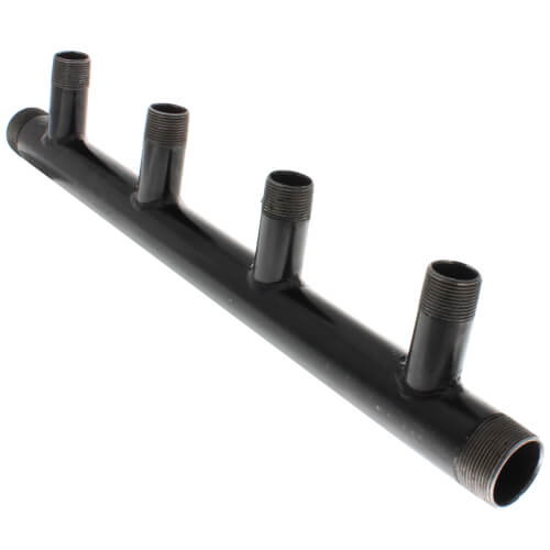 Main product image of 1-1/2" Boiler Header with 1" Outlets (4 Branches), 1-1/2X1HEADER-4