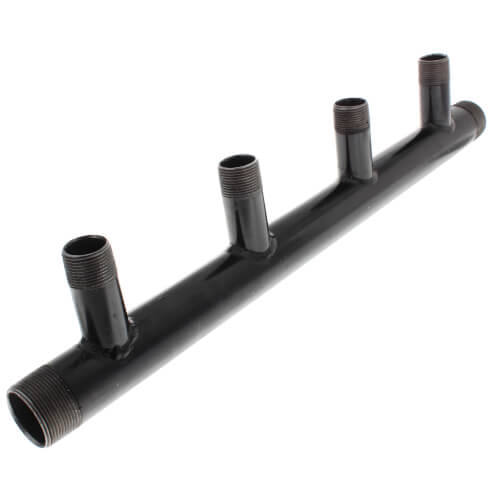 Main product image of 1-1/2" Boiler Header with 1" Outlets (4 Branches), 1-1/2X1HEADER-4