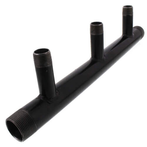 Main product image of 1-1/4" Boiler Header with 1" Outlets (3 Branches), 1-1/4X1HEADER-3