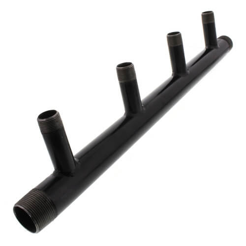 Main product image of 1-1/4" Boiler Header with 3/4" Outlets (4 Branches), 1-1/4X3/4HEADER-4