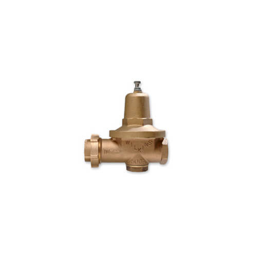 Main product image of 1" Lead-Free FNPT Union x FNPT Pressure Reducing Valve, Hot Water Service, 180°F