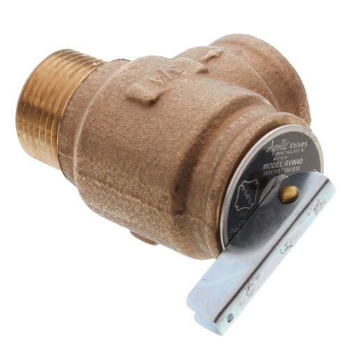 3/4" MNPT x 3/4" FNPT RVW10 697,000 BTU Bronze Relief Valve (50 psi)