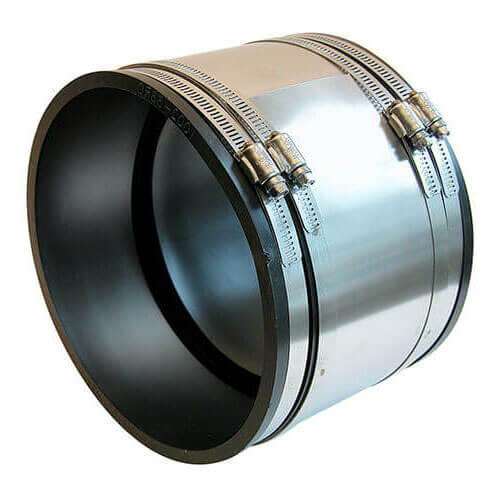 Main product image of 8" x 8" WC Strong Back Coupling (West Coast Clay to West Coast Clay)