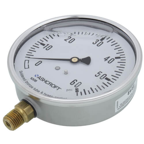 Main product image of 4" 1008AL Stainless Steel Case Pressure Gauge (Liquid Filled)