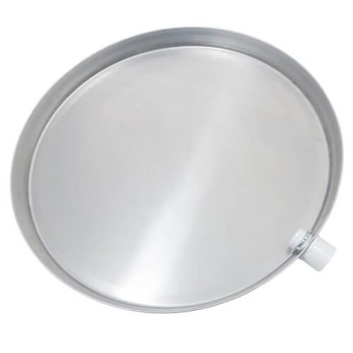 100108459 AO Smith 100108459 20" Aluminum Water Heater Drain Pan w/ Fitting