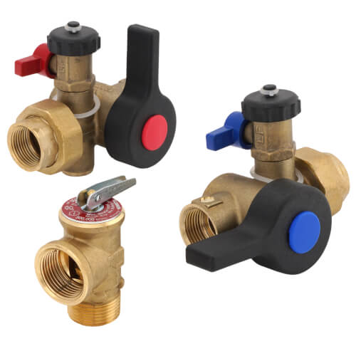 Lead Free Isolation Valve Kit, Includes PRV (TK-IV-01-AB)