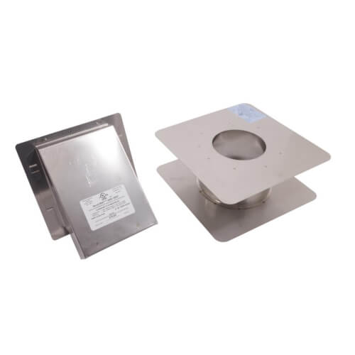 Main product image of 4" Cap Wall Thimble w/ Hood (4.0" - 7.0" Wall Thickness)