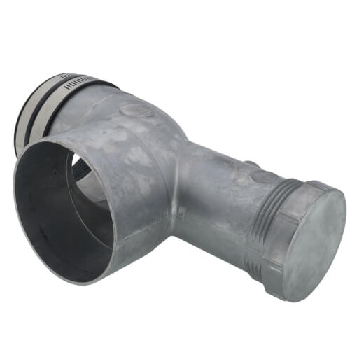 Main product image of AL Exhaust/Condensate Elbow, 3", 100187862