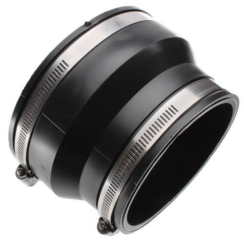 Main product image of 4" x 4" Flexible Coupling (Clay to Cast Iron or PVC)