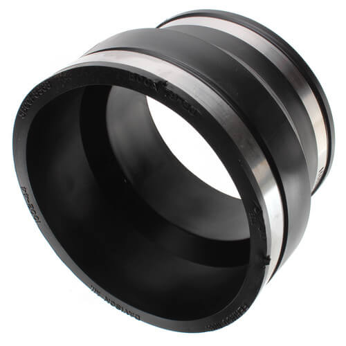 Main product image of 4" x 4" Flexible Coupling (Clay to Cast Iron or PVC)