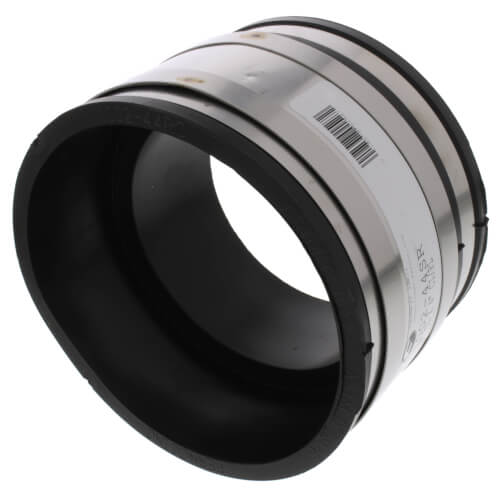 100244SR Fernco 100244SR 4" x 4" Shear Ring Coupling (Clay to