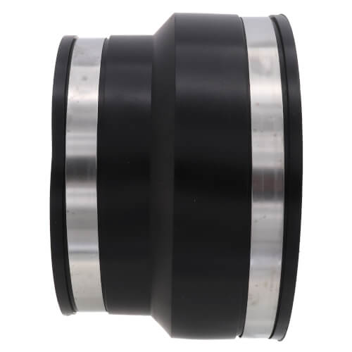 Main product image of 4" x 4" WC Flexible Coupling (West Coast Clay to Cast Iron, PVC, Copper, Steel, Lead)