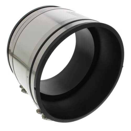 100266SR Fernco 100266SR 6" x 6" Shear Ring Coupling (Clay to