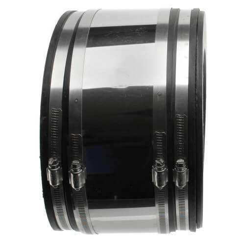 Main product image of 8" x 6" Strong Back Shielded Coupling (Clay to Cast Iron or PVC)