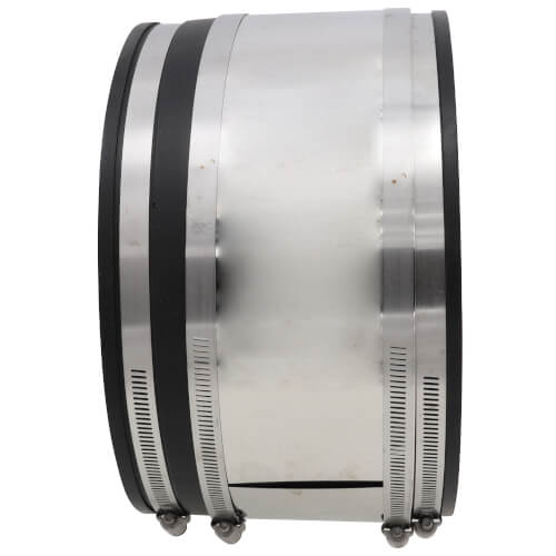Main product image of 8" x 8" Strong Back PVC Shielded Coupling (Clay to Cast Iron, PVC, Steel, Lead)