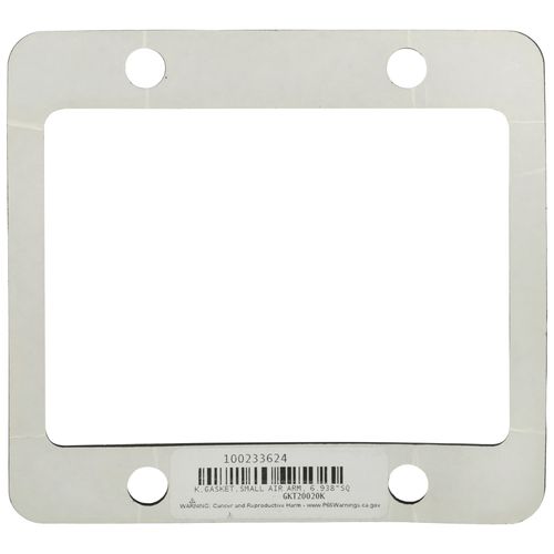 Main product image of Cover Gasket Gas Air Arm Small, 100233624