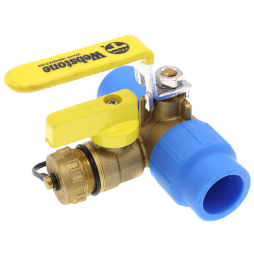 Main product image of 3/4" Pro-Connect Full Port PP-RCT Ball Drain (Lead-Free)
