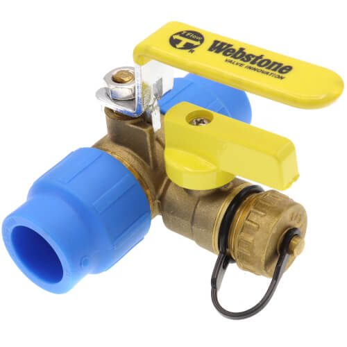 Main product image of 3/4" Pro-Connect Full Port PP-RCT Ball Drain (Lead-Free)