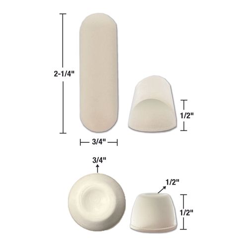 Main product image of Universal Toilet Seat Bumpers (Pack of 2)
