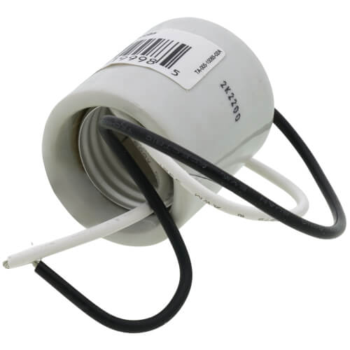 Main product image of Keyless Incandescent Lampholder, Medium Base - White (660W)