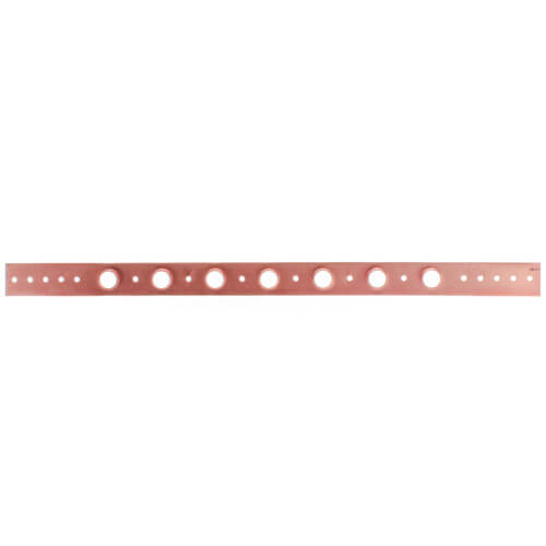 Main product image of 1/2" Copper Stub Bracket w/ extruded holes (20" Length)