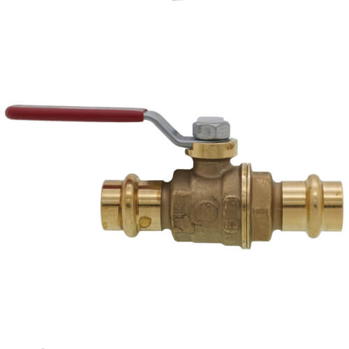 Main product image of P-201NL 1/2" Press Forged Brass Full Port Ball Valve w/o Drain (Lead Free)