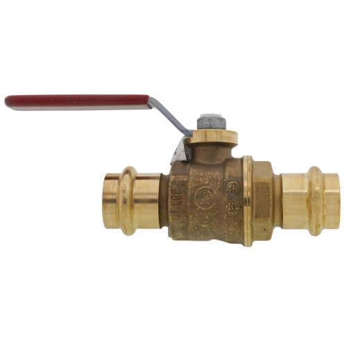 Main product image of P-201NL 3/4" Press Forged Brass Full Port Ball Valve w/o Drain (Lead Free)