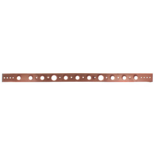 Main product image of 1/2" , 3/4" Copper Stub Bracket w/ extruded holes (26" Length)