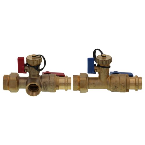 Main product image of 3/4" Press Tankless Water Heater Service Valve Kit w/ 200K BTU PRV (Lead Free)