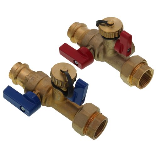 Main product image of 3/4" Press Tankless Water Heater Service Valve Kit w/ 200K BTU PRV (Lead Free)