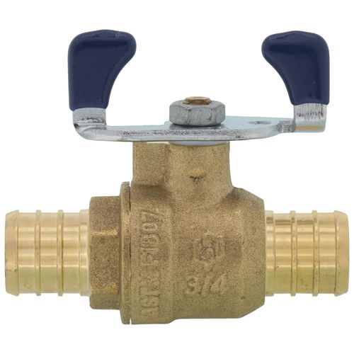 Main product image of 3/4" PEX Crimp Ball Valve, T-Handle, T-2006NL (Lead Free)