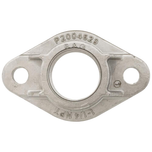 Main product image of 1-1/4" Stainless Steel Pump Flange for HV/NBF/PL Series, Lead Free (Pair)