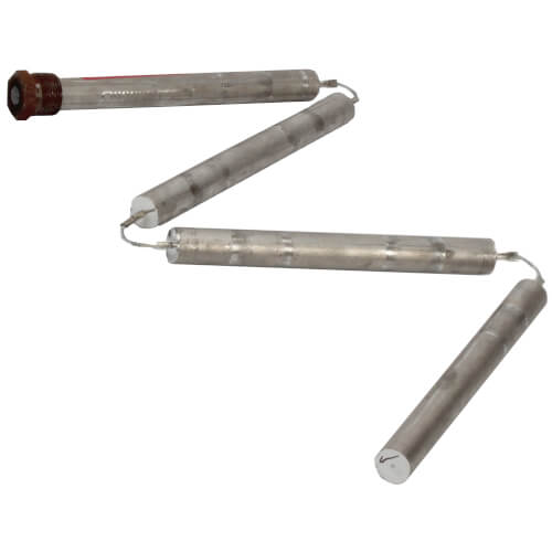 Main product image of 48" Blue Lightning Magnesium Anode Rod, 1" Hex Plug, Flexible (4 sections)