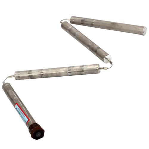 Main product image of 48" Blue Lightning Magnesium Anode Rod, 1" Hex Plug, Flexible (4 sections)