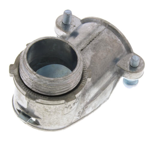 Main product image of 3/4" Zinc BX-Flex 90-Degree Squeeze Connector