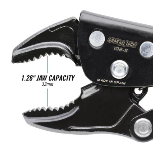 Main product image of 5" Curved Jaw Locking Pliers w/ Cutter