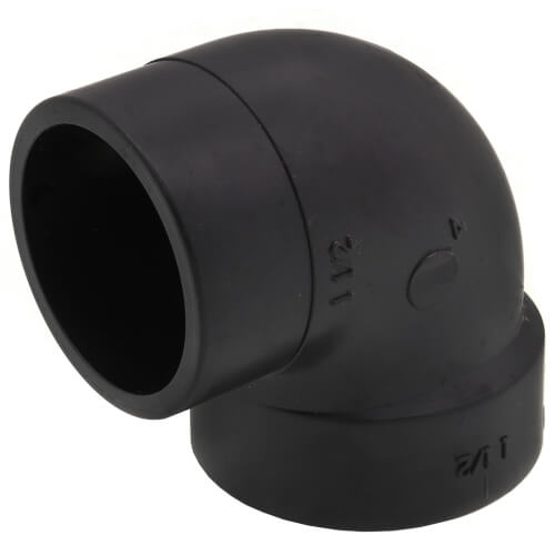 Main product image of 1-1/2" Hub ABS DWV 90-Degree Vent Elbow