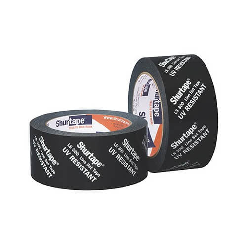 102666 102666 LS 300 Black Printed UV Resistant Line Set Tape (2" x